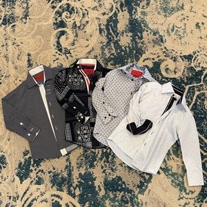 Toddler Boy’s Elie Balleh Size 3 blue shirt bundle